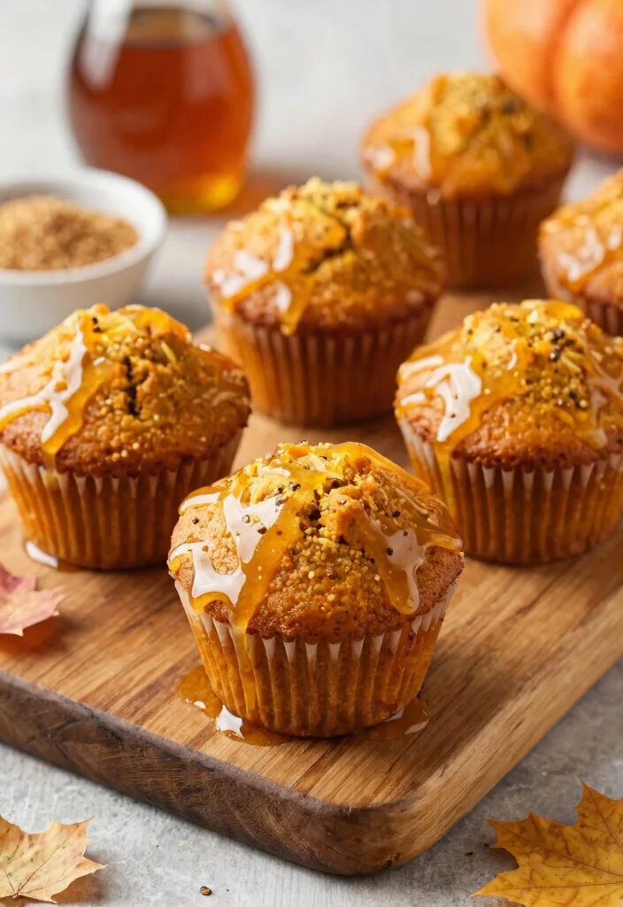 14 Easy Gluten Free Pumpkin Muffins Recipes Spiced Moist and Perfect for Fall - 14. Spiced Pumpkin Muffins with Maple Glaze 1