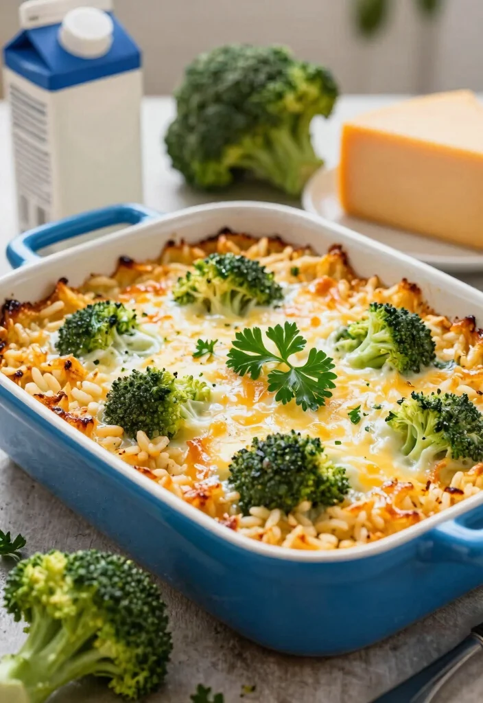 15 Easy Gluten Free Casserole Recipes Hearty One Dish Dinners - 1. Cheesy Broccoli Rice Casserole 1