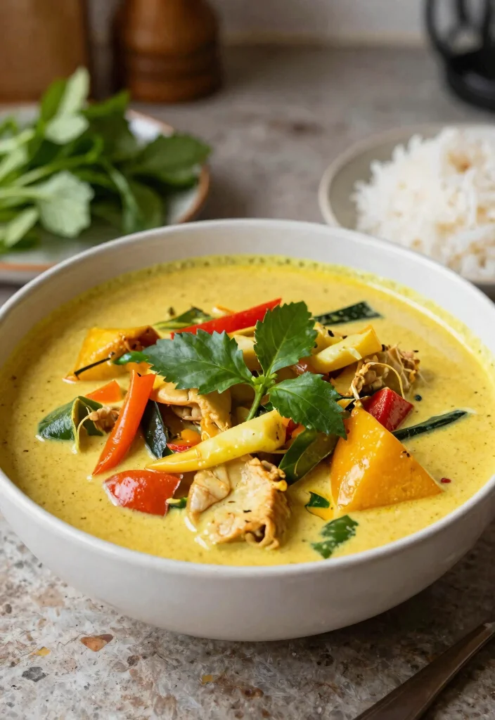 15 Easy Gluten Free Meals Quick Simple and Allergy Friendly - 12. Thai Coconut Curry 1