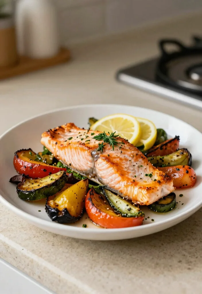 15 Easy Gluten Free Meals Quick Simple and Allergy Friendly - 6. Baked Salmon with Veggies 1