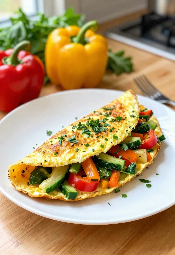 15 Easy Gluten Free Meals Quick Simple and Allergy Friendly - 9. Veggie-Filled Omelette 1