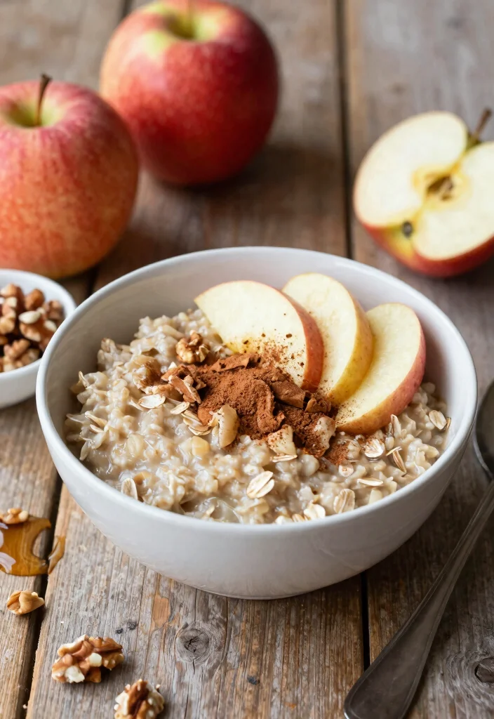 15 Healthy Gluten Free Recipes Clean Nutritious and Easy to Make - 10. Spiced Apple Oatmeal 1