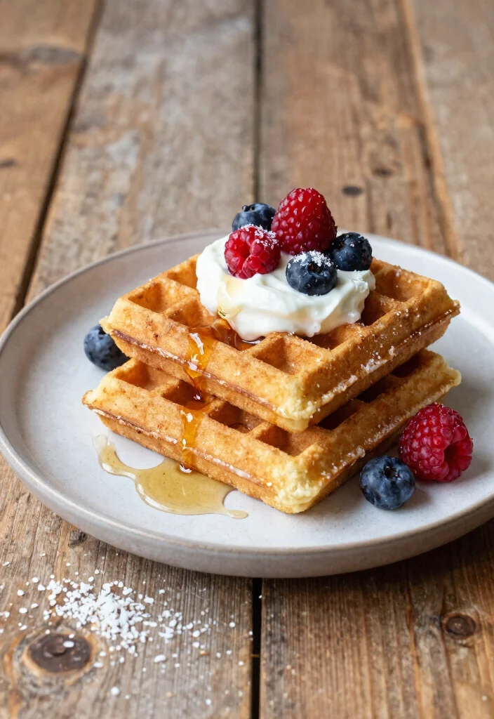 15 Healthy Gluten Free Recipes Clean Nutritious and Easy to Make - 12. Coconut Flour Waffles 1