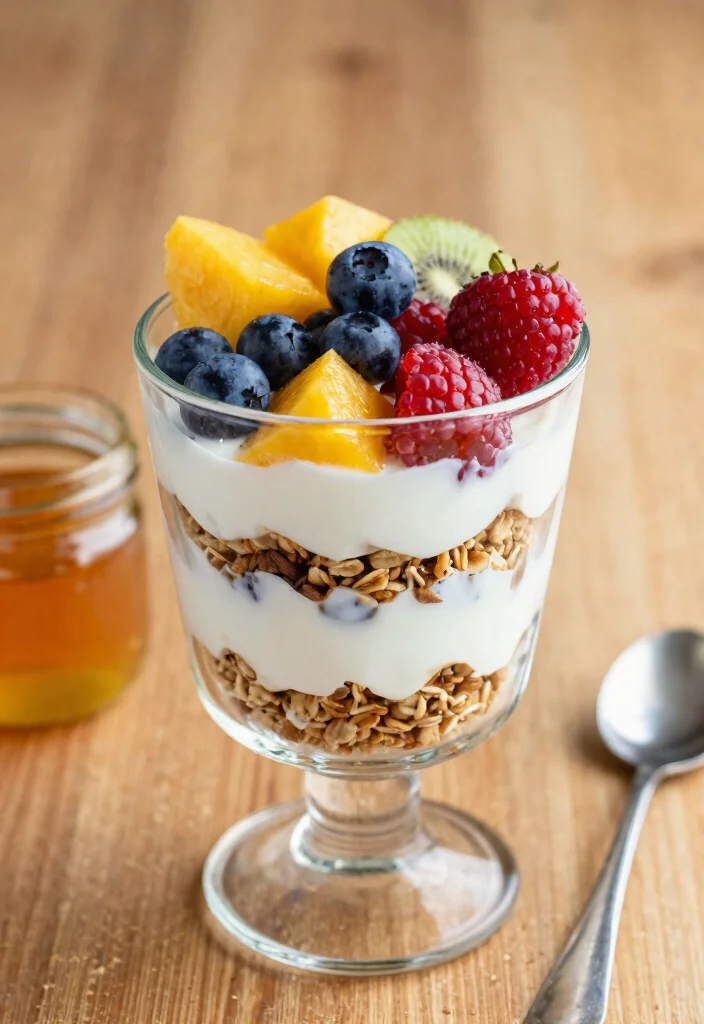 15 Healthy Gluten Free Recipes Clean Nutritious and Easy to Make - 6. Greek Yogurt Parfait with Granola 1
