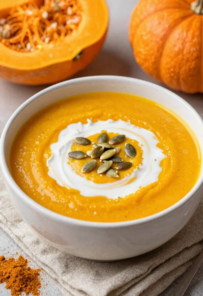 15 Hearty Gluten Free Soup Recipes Warm Comforting and Easy to Make - 14. Curried Pumpkin Soup 1