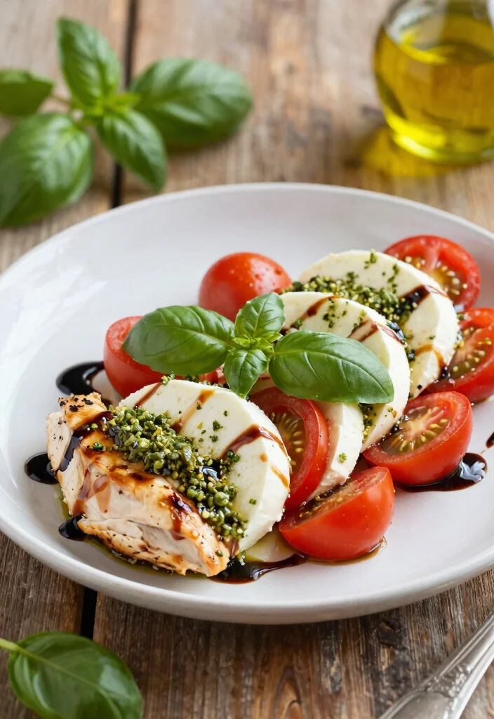15 Juicy Gluten Free Chicken Recipes Perfect for Weeknight Dinners - 12. Pesto Chicken Caprese 1