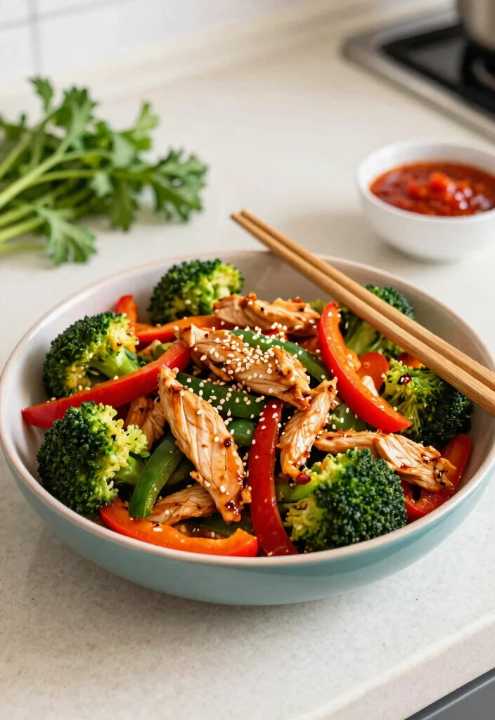 15 Juicy Gluten Free Chicken Recipes Perfect for Weeknight Dinners - 3. Spicy Thai Chicken Stir-Fry 1