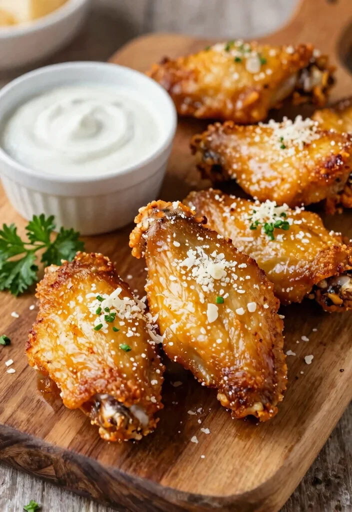 15 Juicy Gluten Free Chicken Recipes Perfect for Weeknight Dinners - 7. Garlic Parmesan Chicken Wings 1