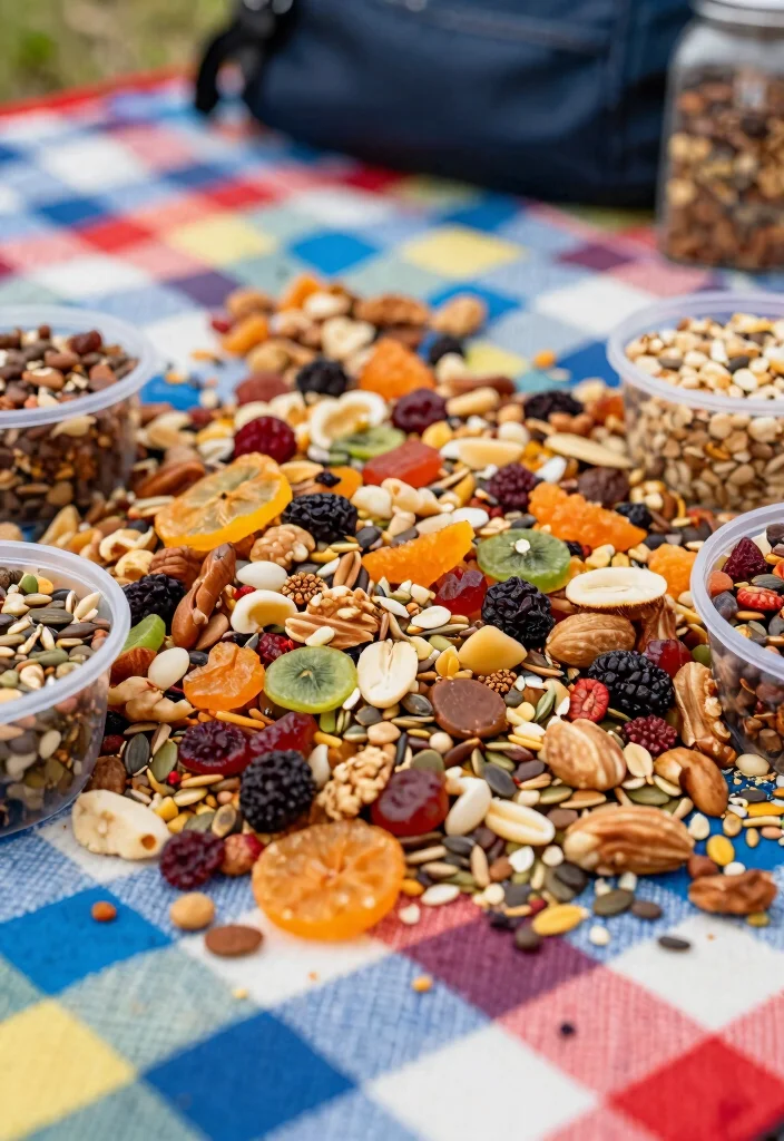 7 Best Healthy Road Trip Snacks Easy to Pack and Mess Free - 1. Nutty Trail Mix 1