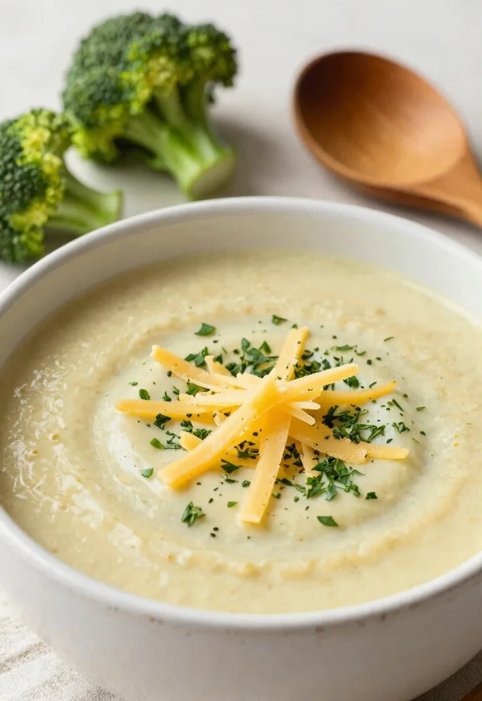 7 Creamy Healthy Broccoli Cheese Soup Recipes Light and Comforting - 1. Classic Creamy Broccoli Cheese Soup 1