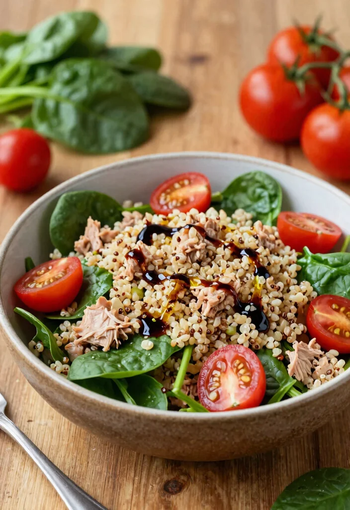 7 Easy Healthy Tuna Salad Recipes Light Fresh and Protein Packed - 5. Tuna Salad with Quinoa 1