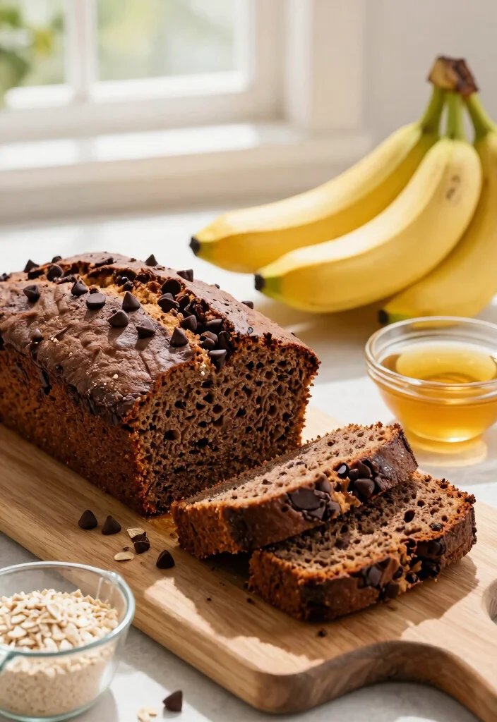 8 Best Healthy Banana Bread Recipes: Moist, Naturally Sweet, and Guilt-Free - 2. Chocolate Chip Banana Bread 1