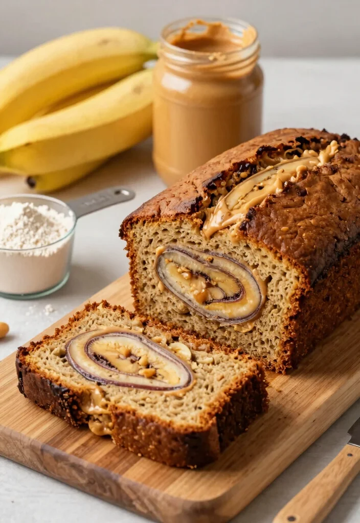 8 Best Healthy Banana Bread Recipes: Moist, Naturally Sweet, and Guilt-Free - 7. Peanut Butter Banana Bread 1