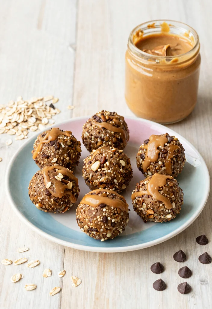 8 Best Healthy High Protein Snacks to Crush Hunger Between Meals - 2. Nut Butter Energy Bites 1