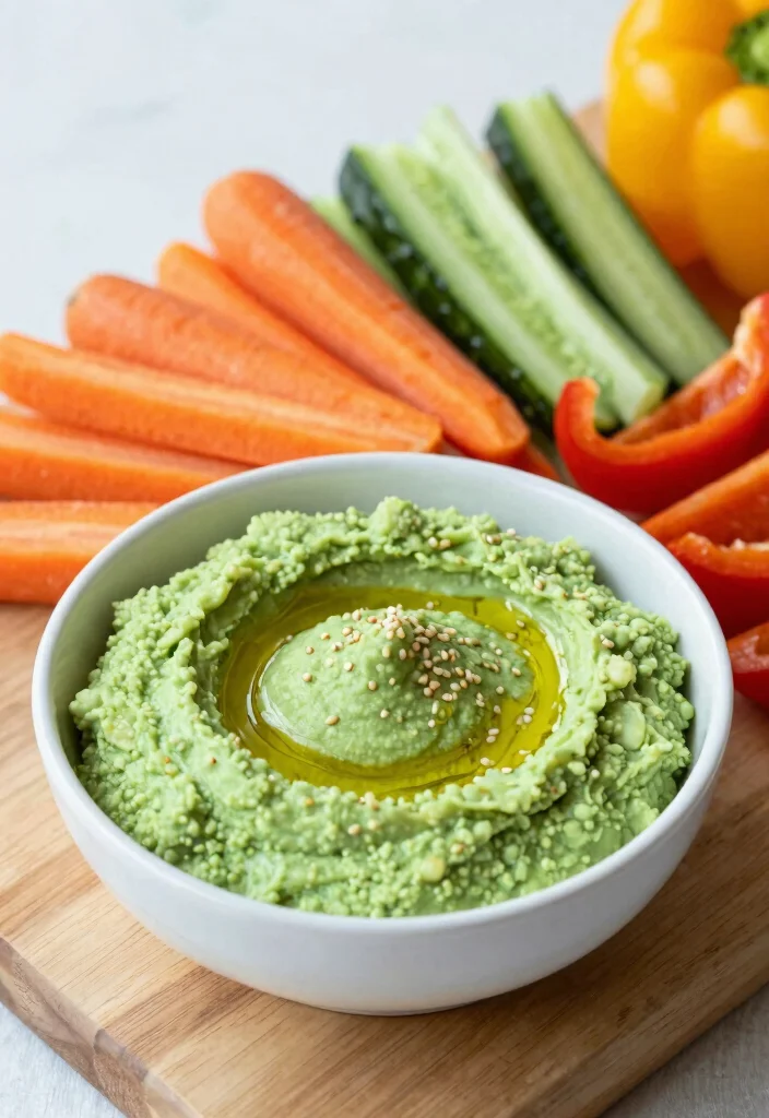 8 Best Healthy High Protein Snacks to Crush Hunger Between Meals - 3. Edamame Hummus 1