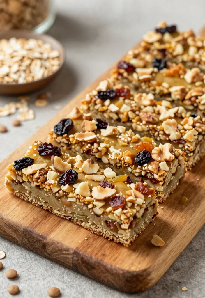 8 Best Healthy High Protein Snacks to Crush Hunger Between Meals - 6. Lentil Snack Bars 1