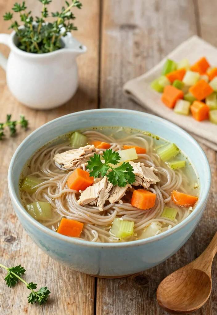 8 Classic Healthy Chicken Noodle Soup Recipes Warm Light and Comforting - 1. Classic Chicken Noodle Soup with a Twist 1