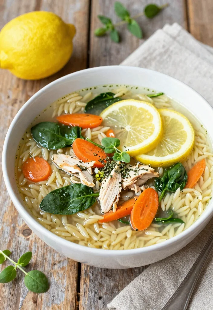 8 Classic Healthy Chicken Noodle Soup Recipes Warm Light and Comforting - 3. Mediterranean Lemon Chicken Noodle Soup 1