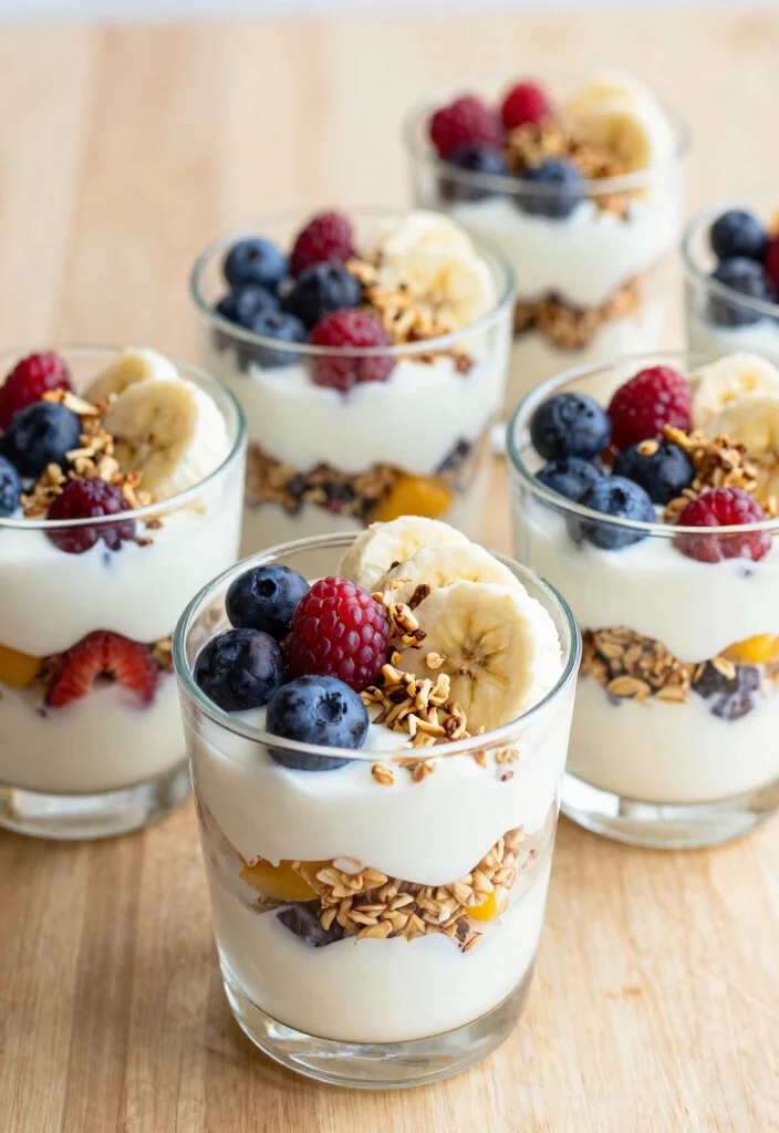 8 Easy Healthy After School Snacks Kids and Teens Will Actually Love - 3. Fruit and Yogurt Parfaits 1