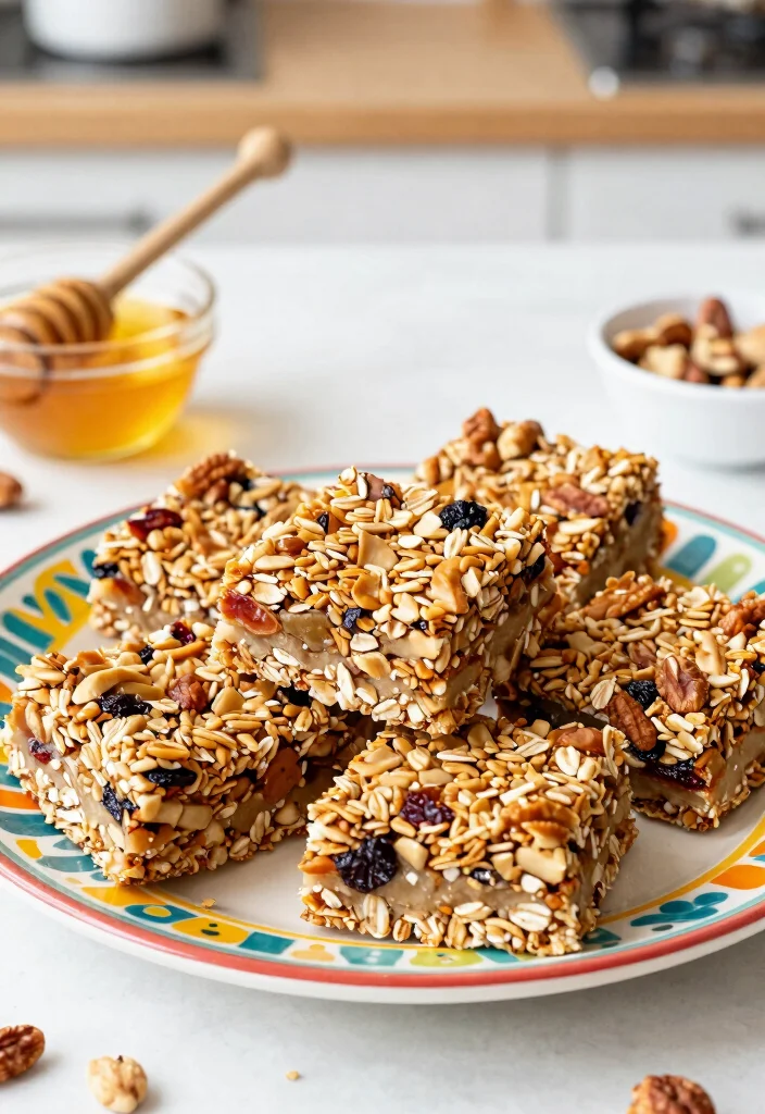 8 Easy Healthy After School Snacks Kids and Teens Will Actually Love - 6. Nutty Granola Bars 1