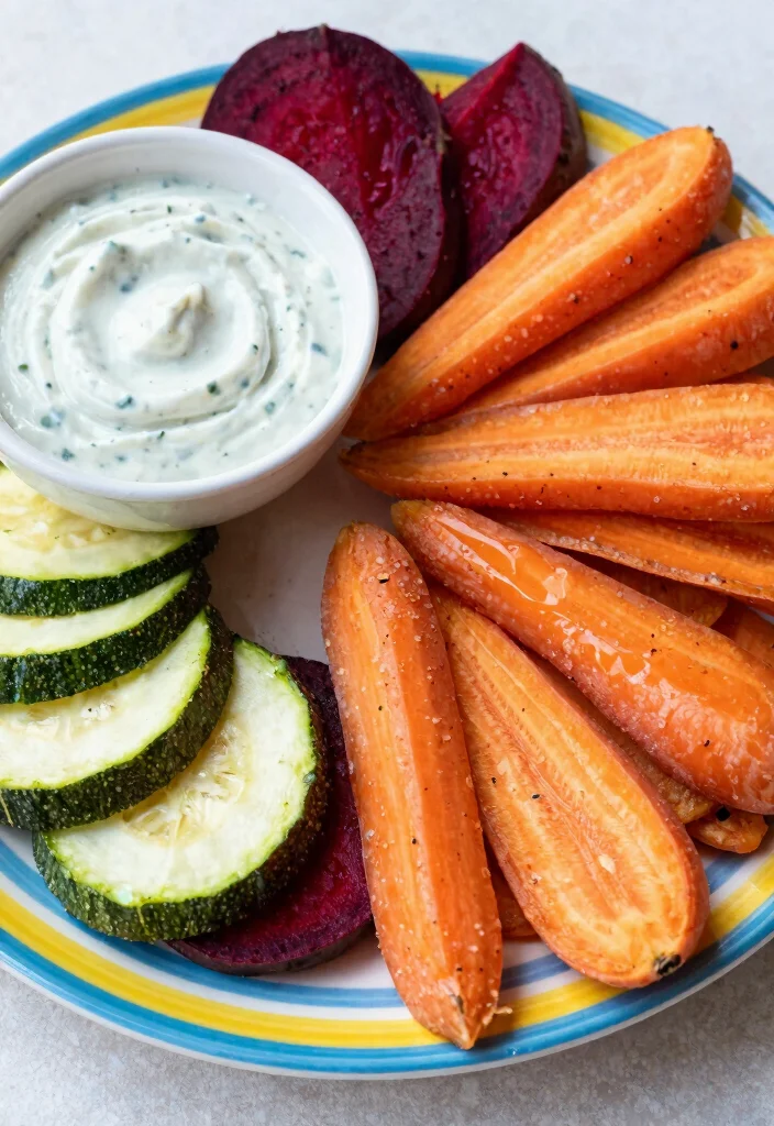 8 Easy Healthy After School Snacks Kids and Teens Will Actually Love - 8. Veggie Chips with Dip 1