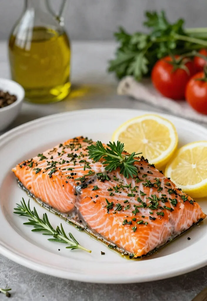 8 Easy Healthy Baked Salmon Recipes: Light, Flavorful, and Oven Ready - 5. Mediterranean Herb Crusted Salmon 1