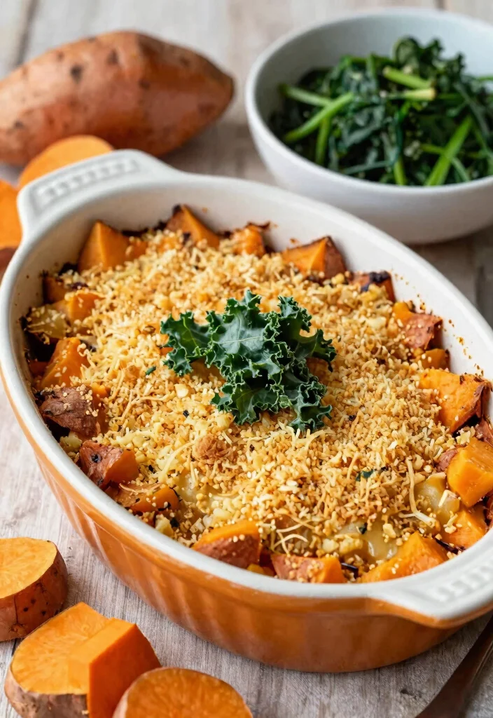 8 Easy Healthy Casserole Recipes for Dinner: Hearty and Nutritious - 2. Veggie-Packed Sweet Potato Casserole 1