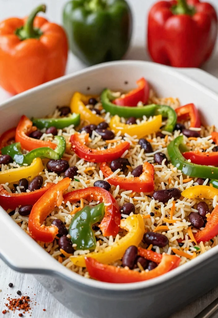 8 Easy Healthy Casserole Recipes for Dinner: Hearty and Nutritious - 6. Stuffed Bell Pepper Casserole 1