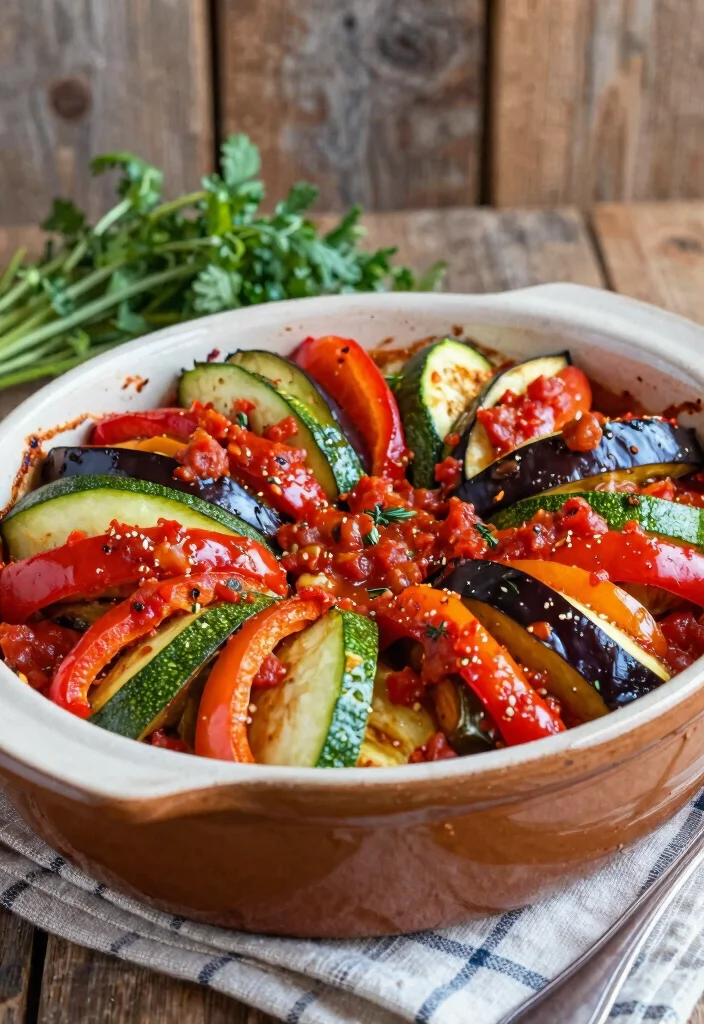 8 Easy Healthy Casserole Recipes for Dinner: Hearty and Nutritious - 7. Baked Ratatouille Casserole 1