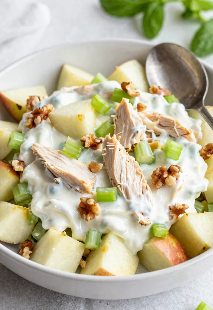 8 Easy Healthy Chicken Salad Recipes Light Creamy and Crowd Pleasing - 3. Light Creamy Yogurt Chicken Salad 1