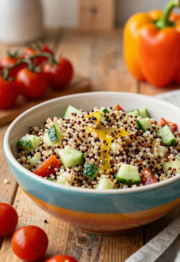 8 Easy Healthy Dinner Recipes the Whole Family Will Love - 1. Colorful Quinoa Salad 1