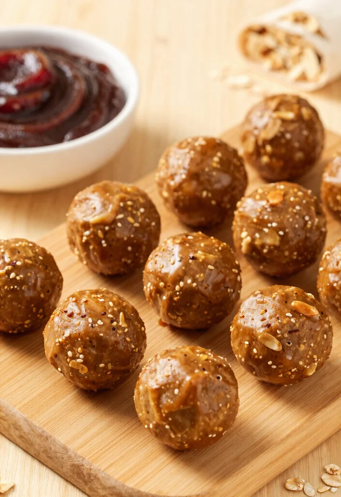 8 Easy Healthy Peanut Butter Balls No Bake and Protein Packed - 5. Date-Sweetened Peanut Butter Balls 1