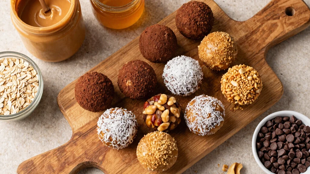 8 Easy Healthy Peanut Butter Balls No Bake and Protein Packed