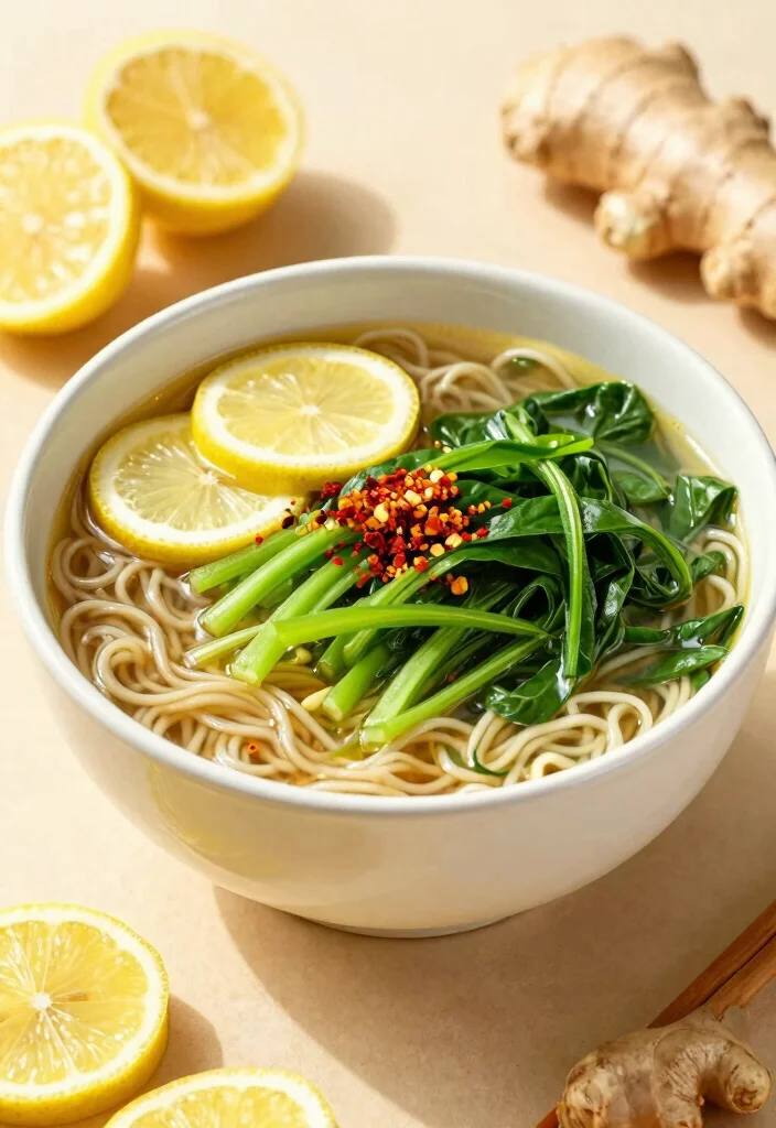 8 Easy Healthy Ramen Noodle Recipes Light Flavorful and Slurp Worthy - 4. Lemon Ginger Ramen 1