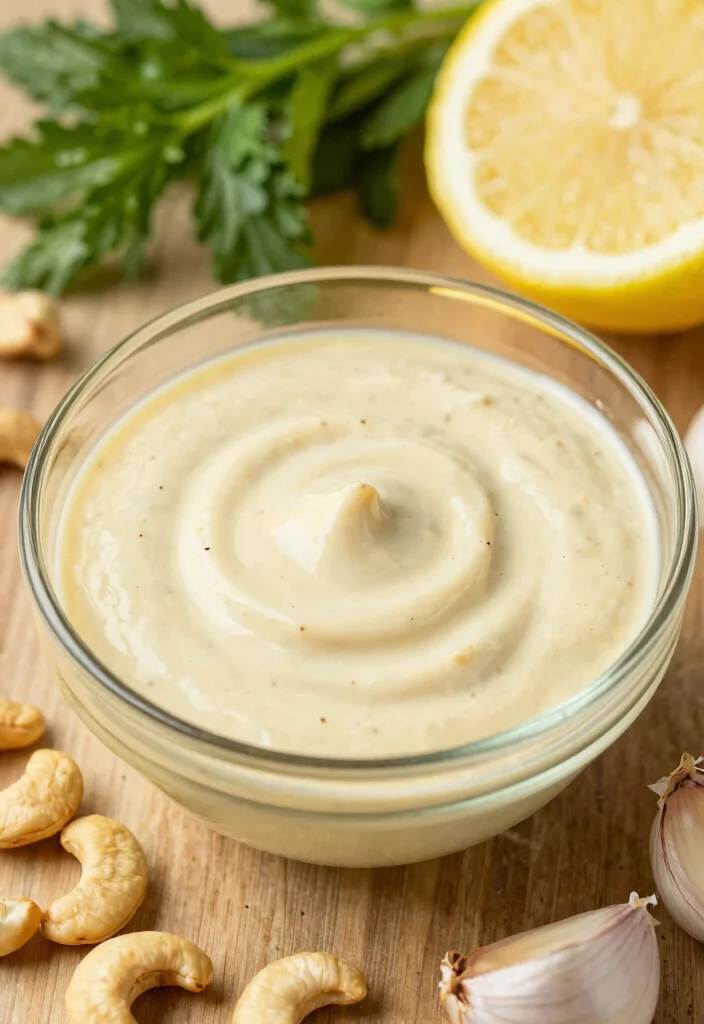 8 Easy Healthy Salad Dressing Recipes Light Fresh and Homemade - 5. Creamy Cashew Dressing 1