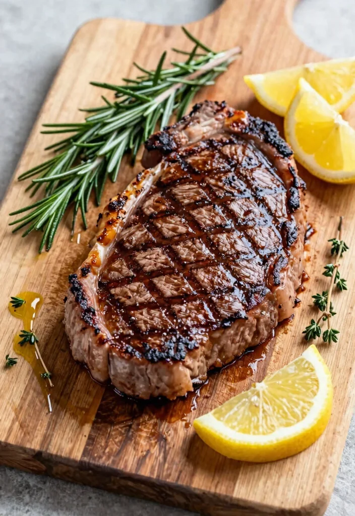 8 Easy Healthy Steak Dinner Recipes Juicy Flavorful and Low Carb - 2. Lemon Herb Grilled Flank Steak 1