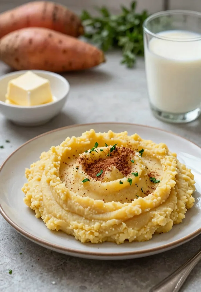 8 Easy Healthy Sweet Potato Recipes: Roasted, Mashed, and More - 2. Creamy Mashed Sweet Potatoes 1
