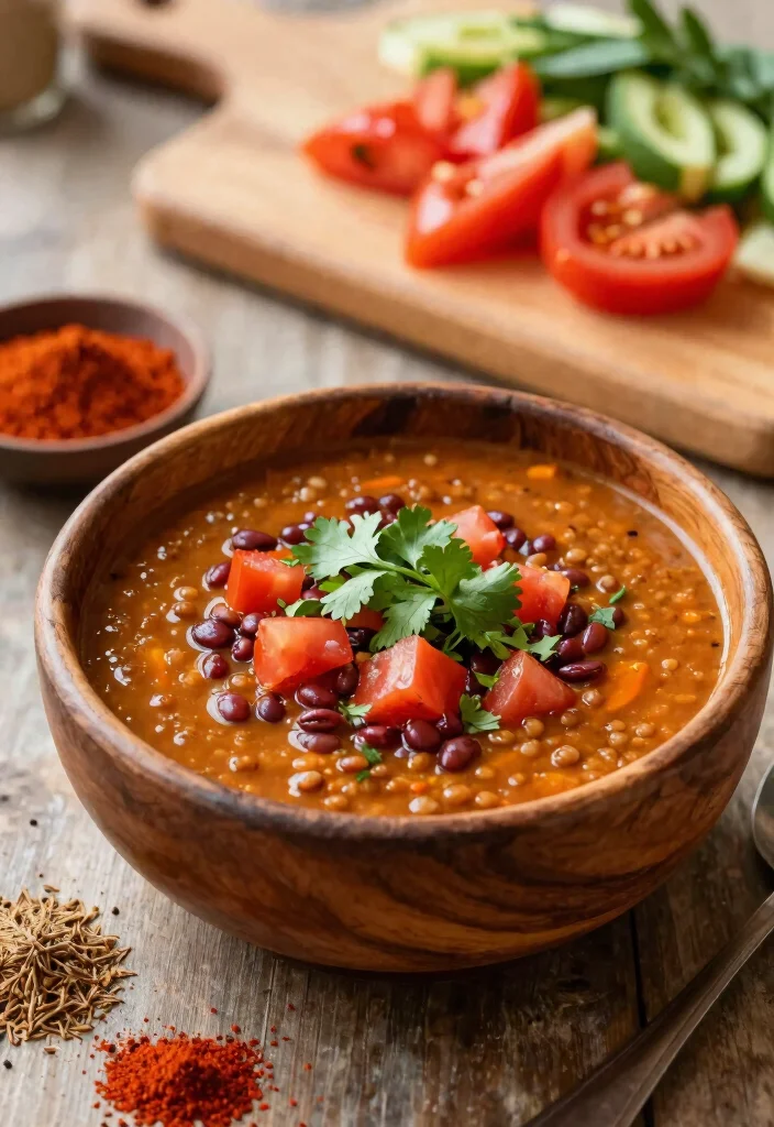 8 Hearty Healthy Lentil Soup Recipes Rich in Protein and Easy to Make - 2. Spicy Moroccan Lentil Soup 1