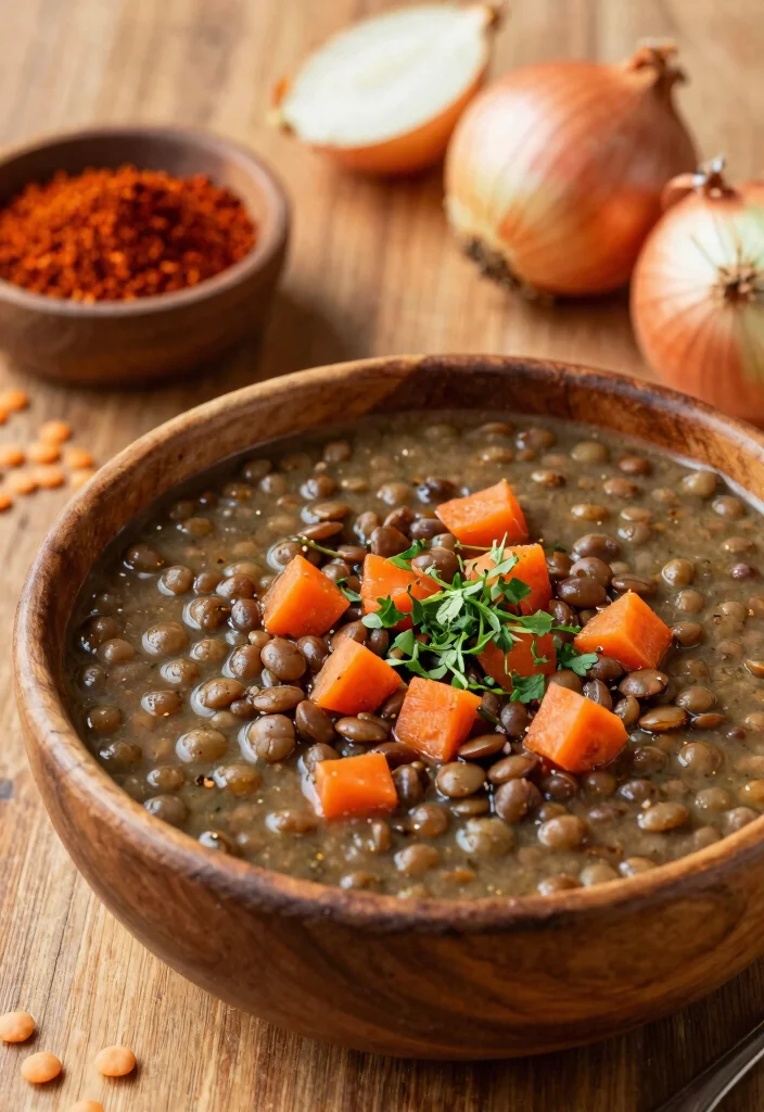 8 Hearty Healthy Lentil Soup Recipes Rich in Protein and Easy to Make - 8. Smoked Paprika Lentil Soup 1