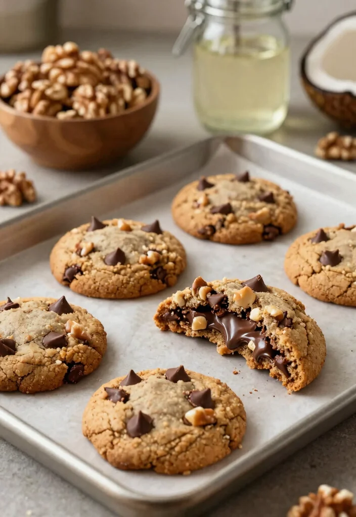 9 Best Healthy Chocolate Chip Cookies Soft Chewy and Guilt Free - 6. Nutty Chocolate Chip Cookies 1