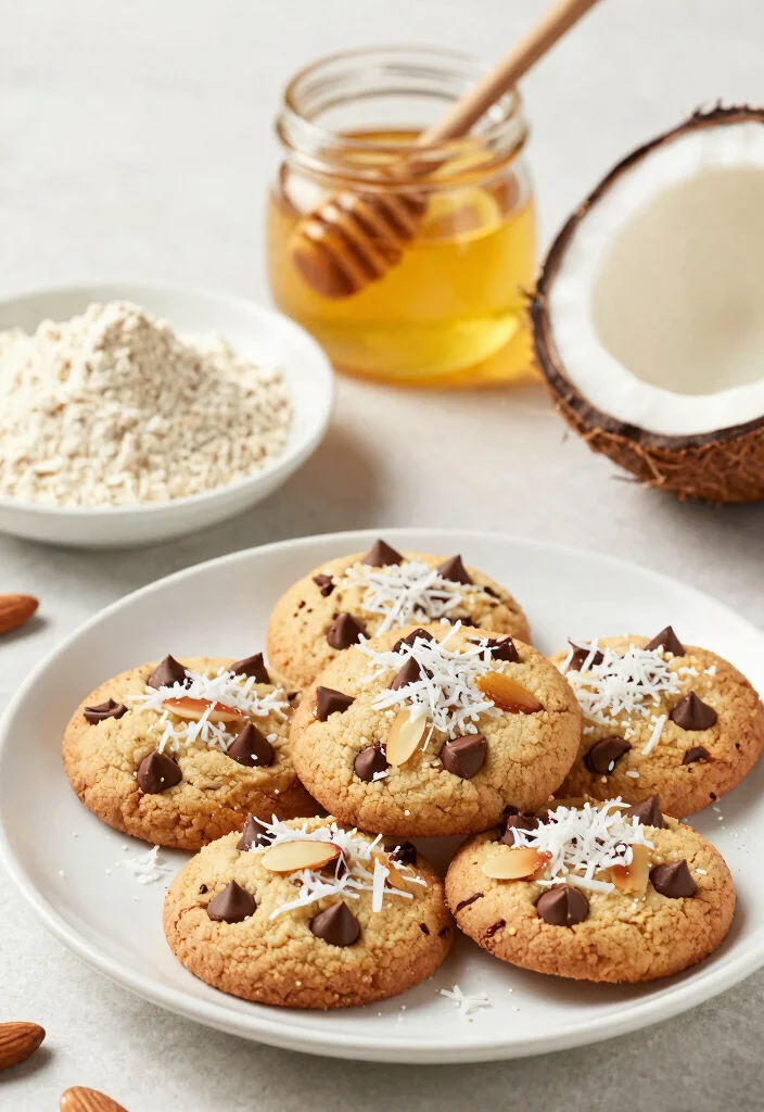 9 Best Healthy Chocolate Chip Cookies Soft Chewy and Guilt Free - 8. Almond Joy Chocolate Chip Cookies 1