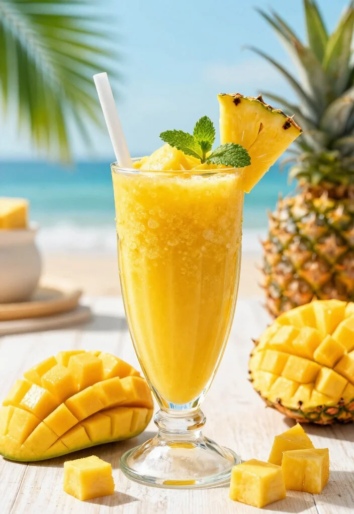 9 Easy Healthy Breakfast Ideas: Quick, Nutritious, and Delicious - 3. Tropical Mango Smoothie 1