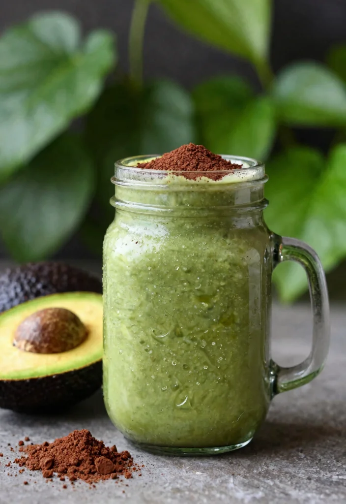 9 Easy Healthy Breakfast Ideas: Quick, Nutritious, and Delicious - 5. Chocolate Avocado Smoothie 1