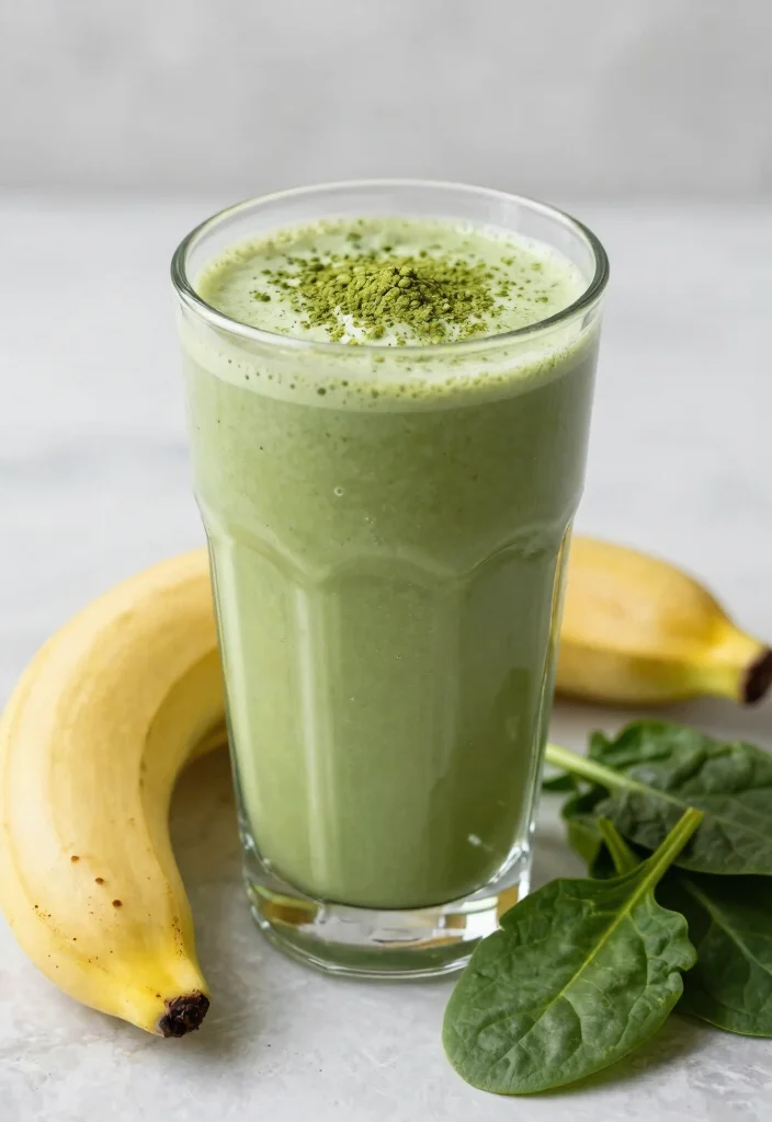 9 Easy Healthy Breakfast Ideas: Quick, Nutritious, and Delicious - 8. Matcha Green Tea Smoothie 1