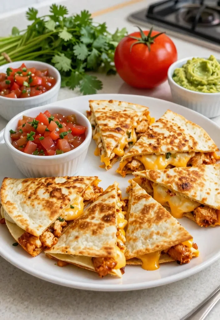 9 Easy Healthy Canned Chicken Recipes Quick Budget Friendly and Tasty - 2. Cheesy Canned Chicken Quesadillas 1