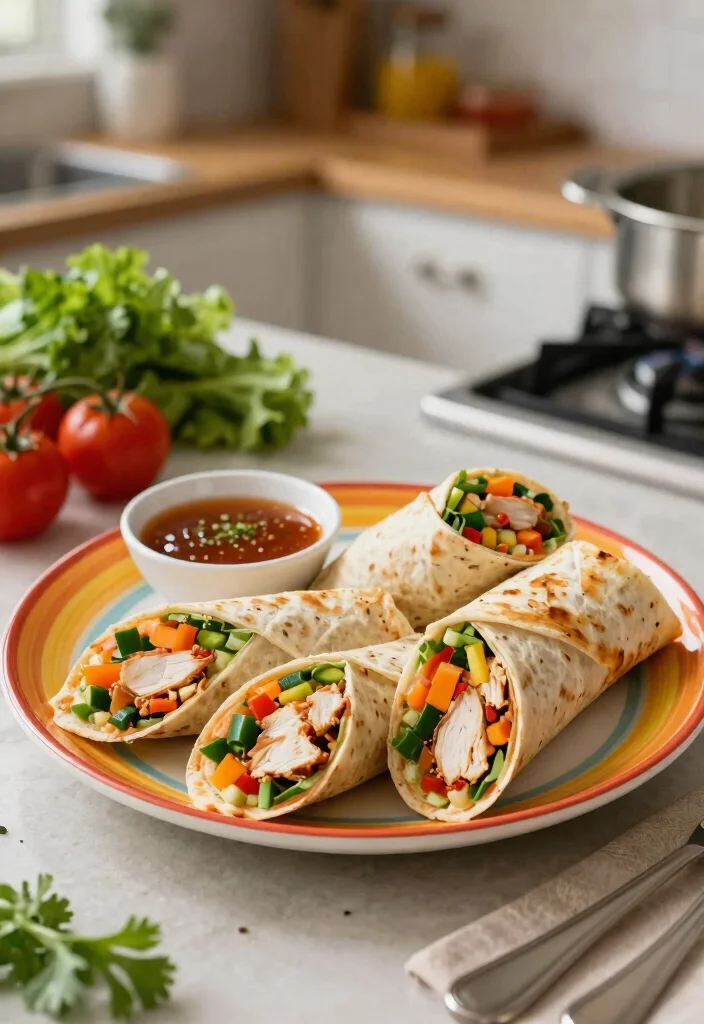 9 Easy Healthy Canned Chicken Recipes Quick Budget Friendly and Tasty - 7. Canned Chicken Wraps 1