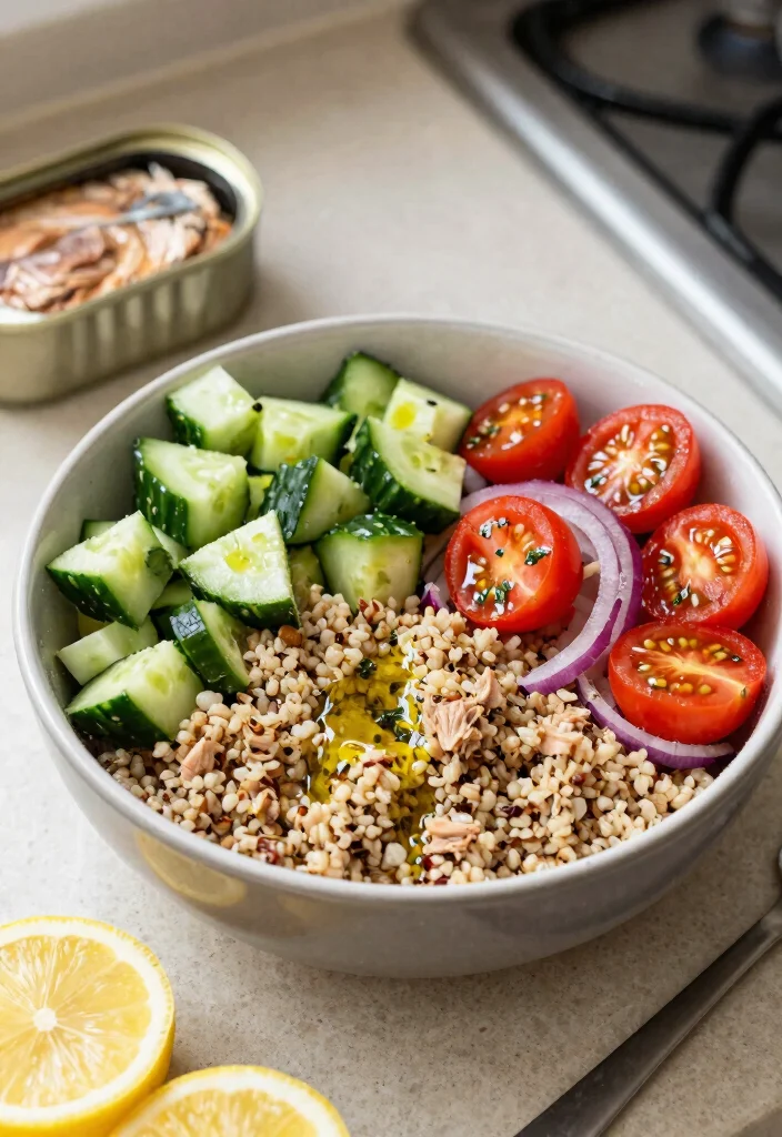 9 Easy Healthy Canned Tuna Recipes Quick Cheap and Protein Packed - 6. Tuna Quinoa Bowl 1
