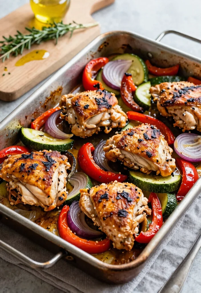 9 Easy Healthy Chicken Dinner Recipes Perfect for Weeknights - 2. One-Pan Chicken and Veggies 1