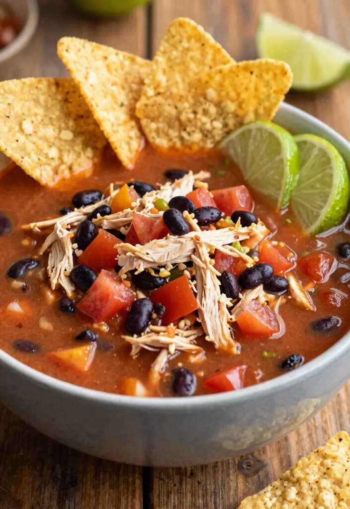 9 Easy Healthy Chicken Tortilla Soup Recipes Bold Flavorful and Low Cal - 1. Classic Healthy Chicken Tortilla Soup 1
