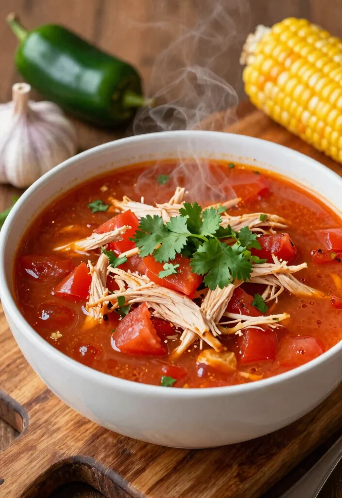 9 Easy Healthy Chicken Tortilla Soup Recipes Bold Flavorful and Low Cal - 2. Spicy Southwest Chicken Tortilla Soup 1